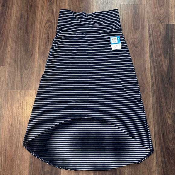 Columbia High Low Skirt Womens Large Blue White NWT Outdoor Casual - Picture 4 of 7